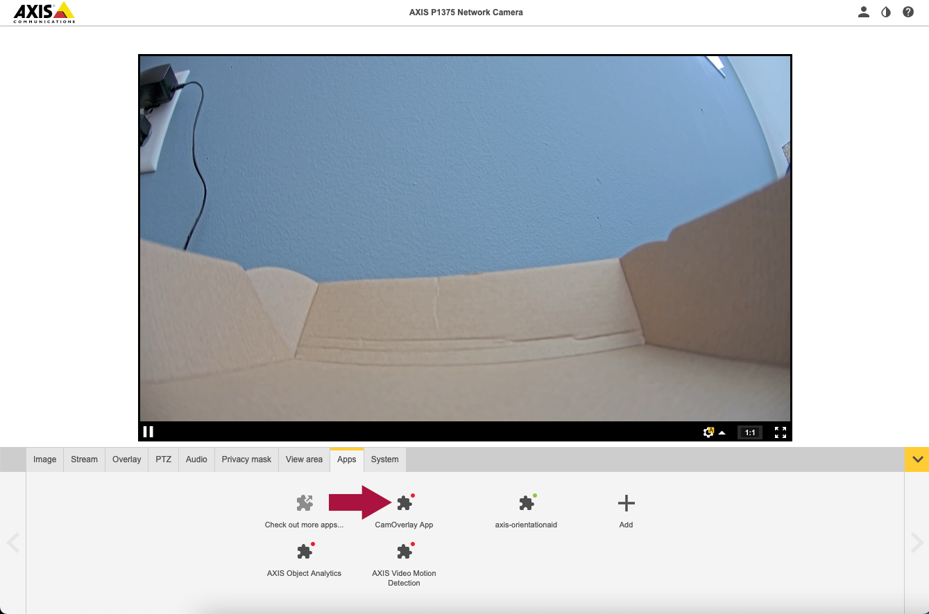 Toggle Start for CamOverlay